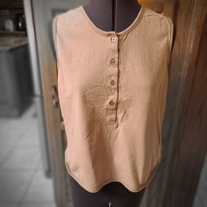Vintage Sky King & Penny Large Sleeveless Top
